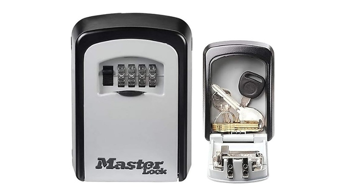 Wall-Mounted Outdoor Safe For Keys - With 4-Digit Combination Lock!