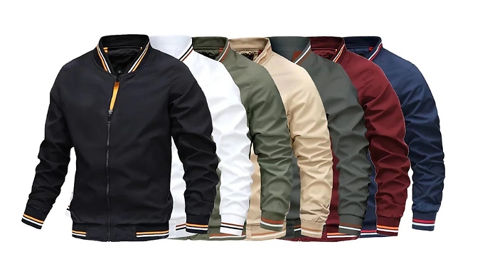 Men's Windbreaker Jacket - 7 Colours, 7 Sizes!
