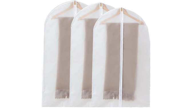 3-Pack of Washable Zip Up Garment Bags