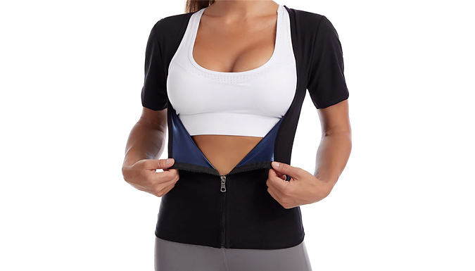 Neoprene Sweat Waist Trainer Vest - 2 Colours & 4 Sizes at Go Groopie IE