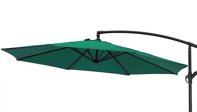 3m Hanging Cantilever Parasol - 2 Colours