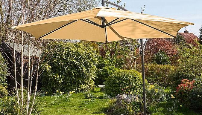 3m Cantilever Parasol - 3 Colours