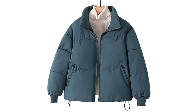 Women's Stand Collar Puffer Coat - 5 Colours & 5 Sizes