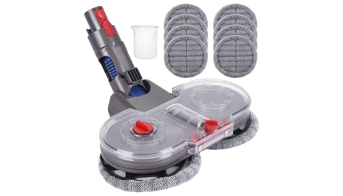 Dyson Compatible Double Mop Head Extension - 6 Set of Pads!