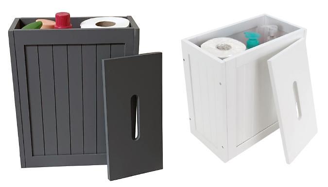 Slimline Multi-Purpose Bathroom Storage Unit - 2 Colours