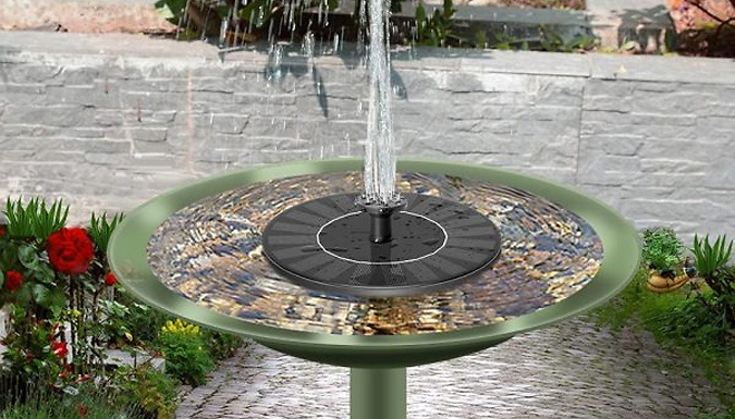 Solar-Powered Water Fountain Pump