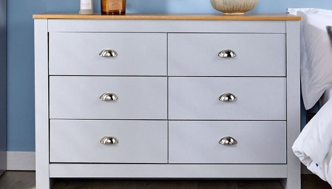 Camden Chest of 6 Drawers - 3 Colours!