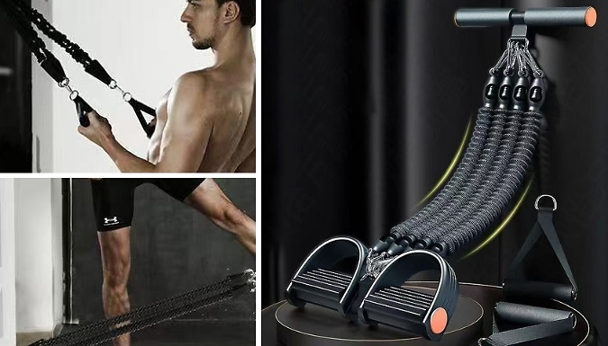 Multifunctional Pedal Resistance Band Exerciser - 3 Options