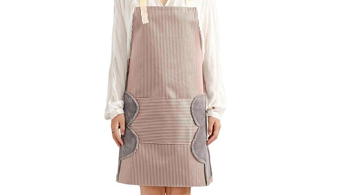 Ladies Adjustable Apron Dress with Pockets