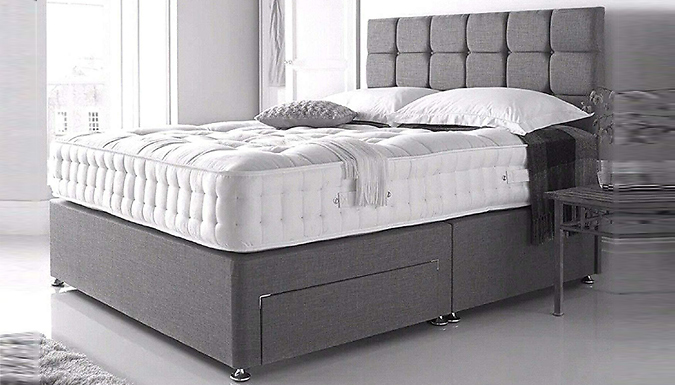 Divan beds with mattress deals and headboard