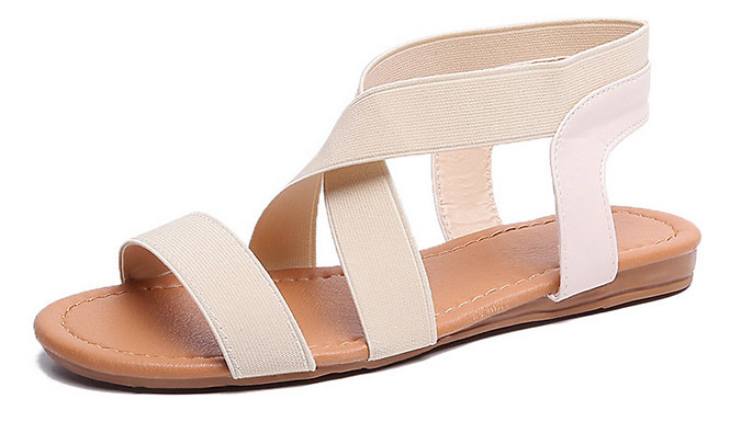 Flat Summer Sandals - 4 Colours & 4 Sizes