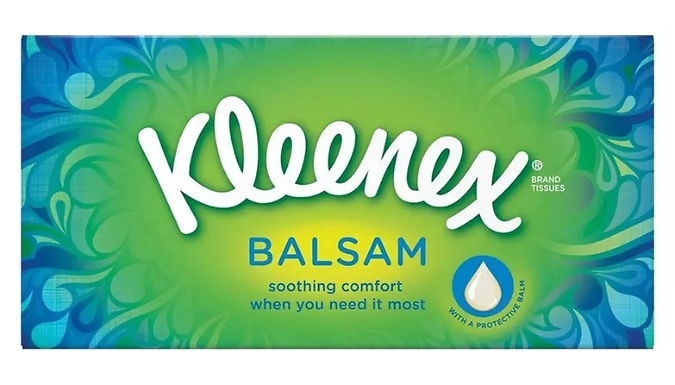 12 or 24-Pack Kleenex Balsam Regular Size Tissues