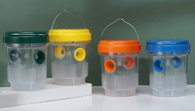 Solar-Powered Fruit Fly Trap - 4 Colours, 2 Styles