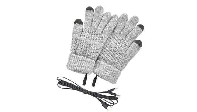 USB Heated Warm Winter Gloves - 4 Colours