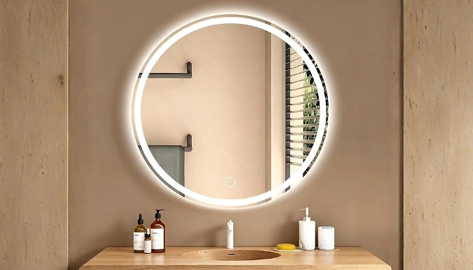 Anti-Fog Dimmable LED Bathroom Wall Mirror