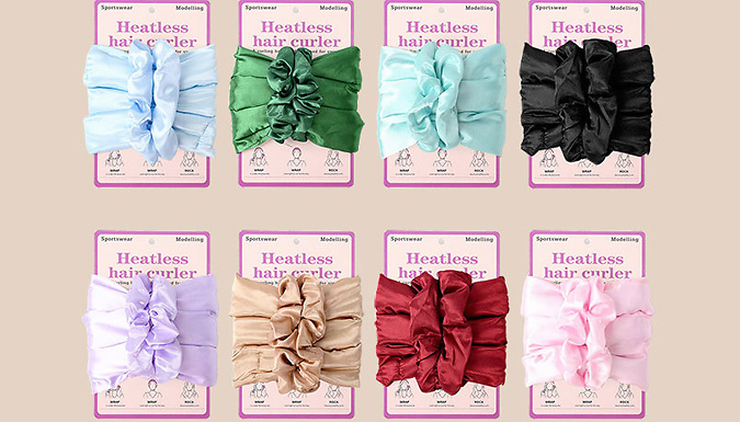 Overnight Heatless Hair Curler - 8 Colour Options!