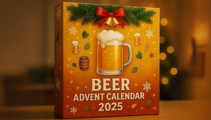 Christmas Beer or Whiskey Ornament Advent Calendar - 2 Styles