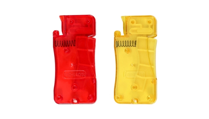 2-Pack Automatic Needle Threader - Yellow or Red