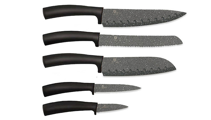 Diamond Granite 5 Piece Knife Set