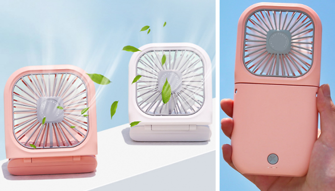 Whooptrading Portable Fan With Power Bank - 4 Colours