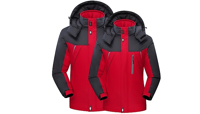 Wind & Waterproof Thermal Fleece-Lined Unisex Jacket