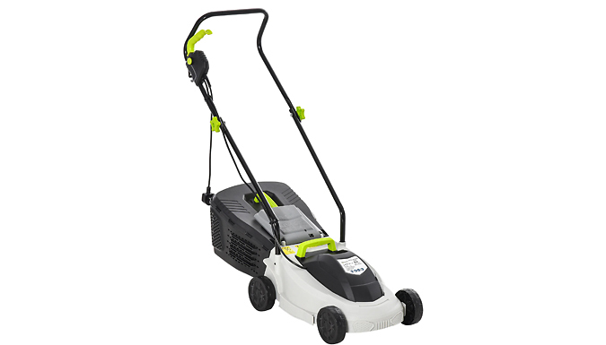 Outsunny Electric Rotary Lawnmower With 25L Grass Box