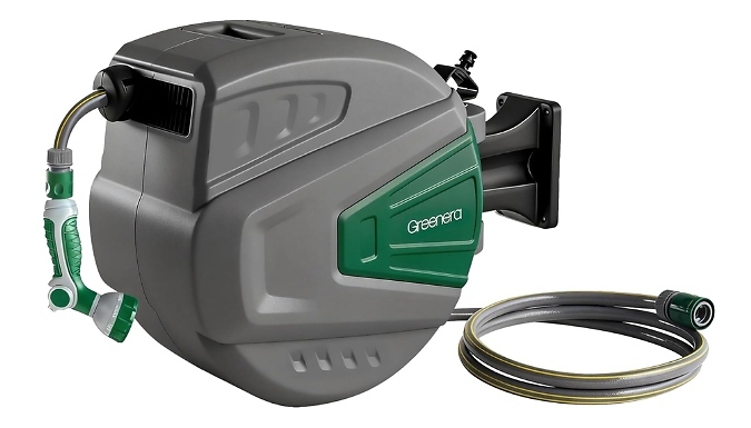 30M Heavy Duty Wall Mounted Garden Hose Pipe