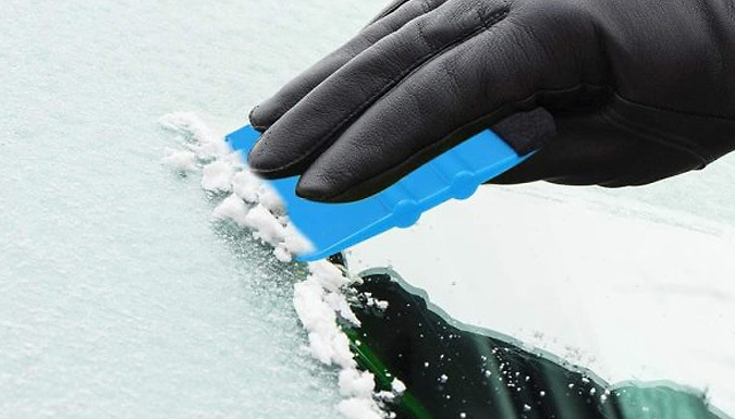 Felt Edge Ice Scraper Squeegee - 1 or 2 Squeegees