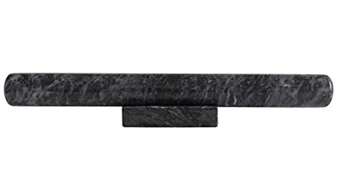 Homiu Black Marble Rolling Pin & Stand