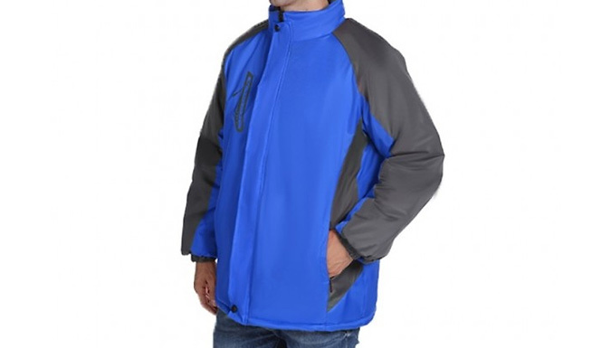 Men's Warm Thick Padded Jacket - 2 Colours & 4 Sizes at Go Groopie IE