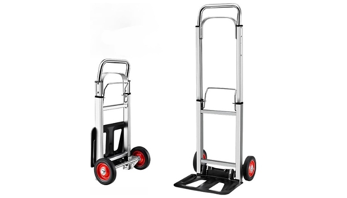 Folding Heavy-Duty Trolley on Wheels