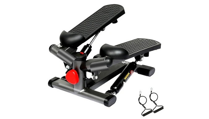 Centra Mini Aerobic Stepper with Resistance Ropes