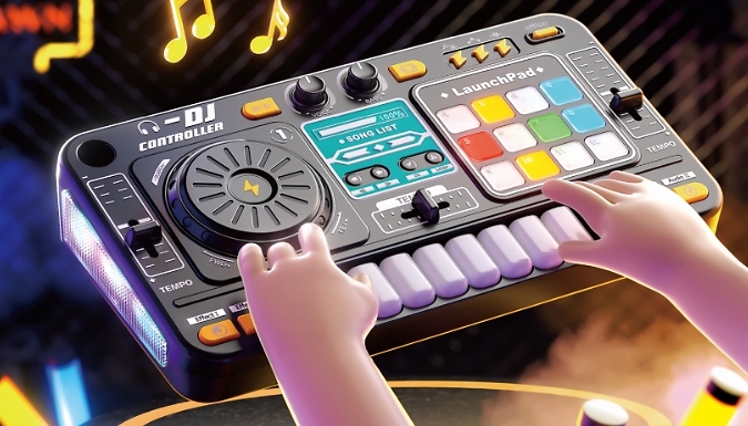 Kids' DJ Turntable Musical Instrument Toy - 2 Colours!