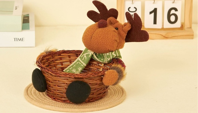 Themed Figure Wicker Candy Baskets - 7 Designs, 2 Sizes