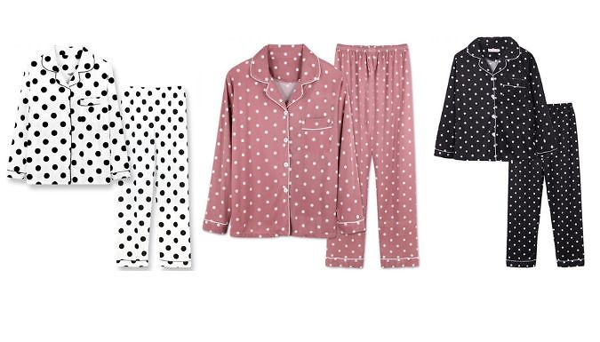 Polka Dot Pyjama Set - 3 Colours, 4 Sizes