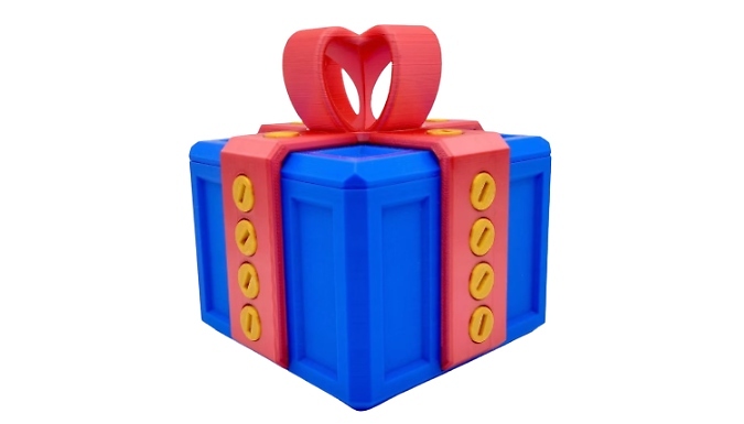 3D Printed Annoying Gift Box - 7 Colours & 2 Sizes