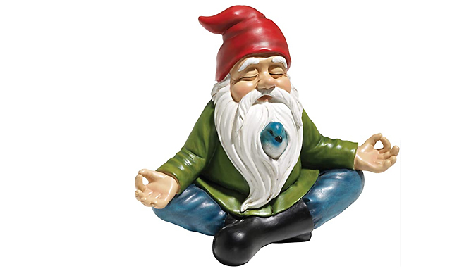 Zen Meditating Garden Gnome