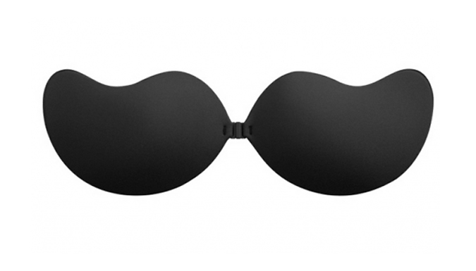 1 or 2-Pack of Invisible Backless Stick-On Push Up Bras - 2 Colours & 4 Sizes