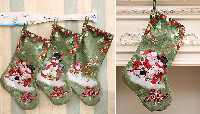 Christmas Gift Stocking - 3 Designs at Go Groopie IE
