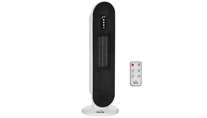 Ceramic Oscillating Heater + Timer & Remote