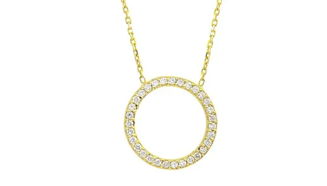 Circle of Life Created-Diamond Necklace