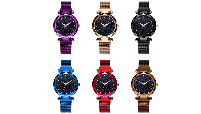 Cosmos Starry Milanese Watch – 6 Colours Deal Price £12.99