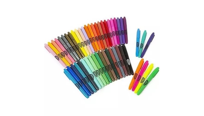 50 Rainbow Marker Art Pens