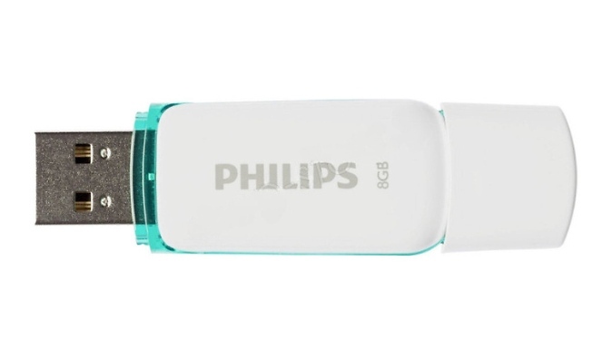 Philips Snow USB 2.0 High Speed Flash Drive - 4 Sizes