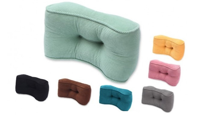 Supertrendinuk Corduroy PP Cotton Back Support Pillow - 7 Colours