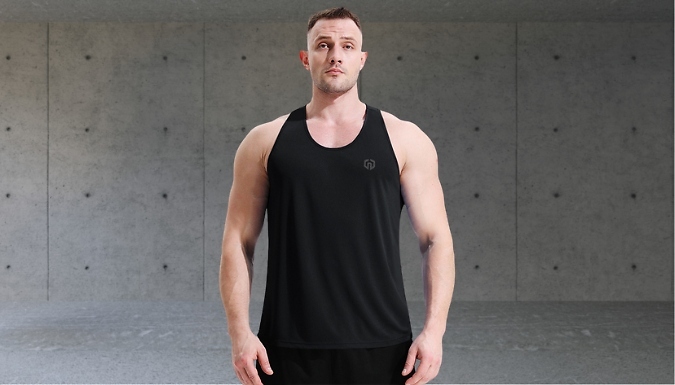 Men's Y-Back Muscle Tank Top - 9 Colours