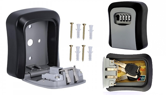 Digital Key Storage Lock Box - 2 Colours