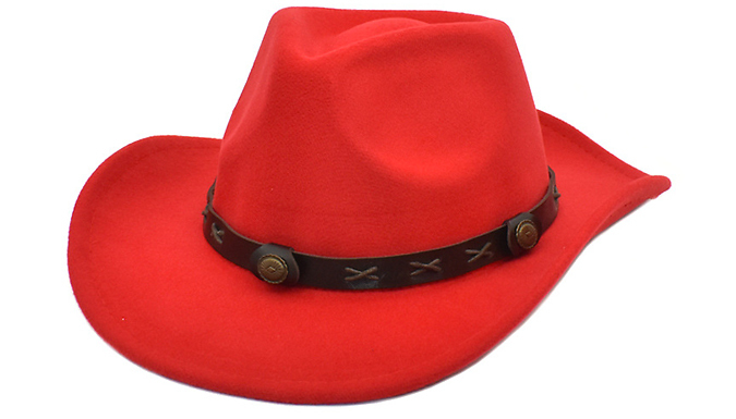 Western Cowboy-Style Hat - 11 Colours