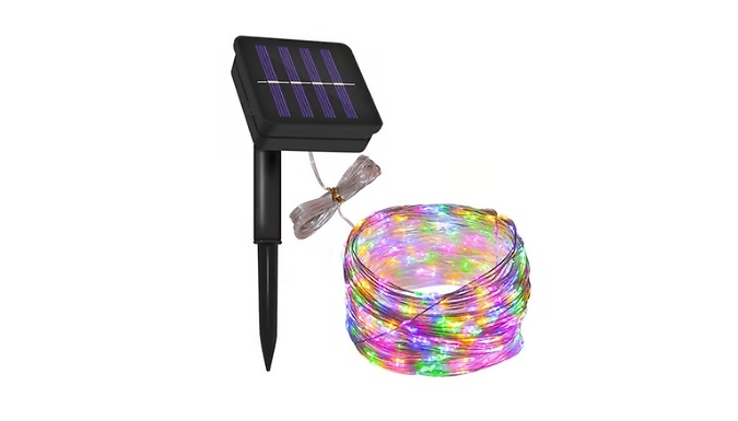 LED Solar String Fairy Lights - 2 Sizes, 2 Colours. at Go Groopie IE