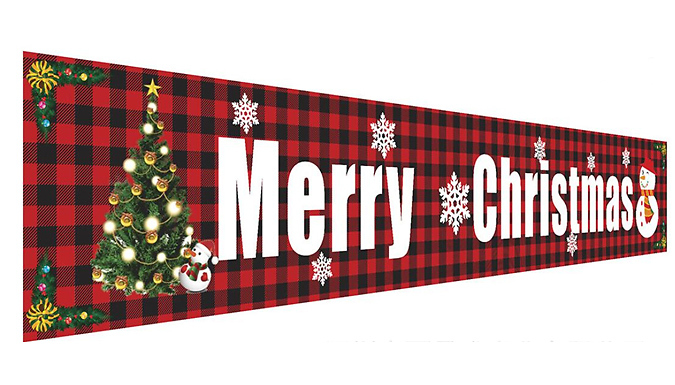 Large Christmas Banner - 4 Designs